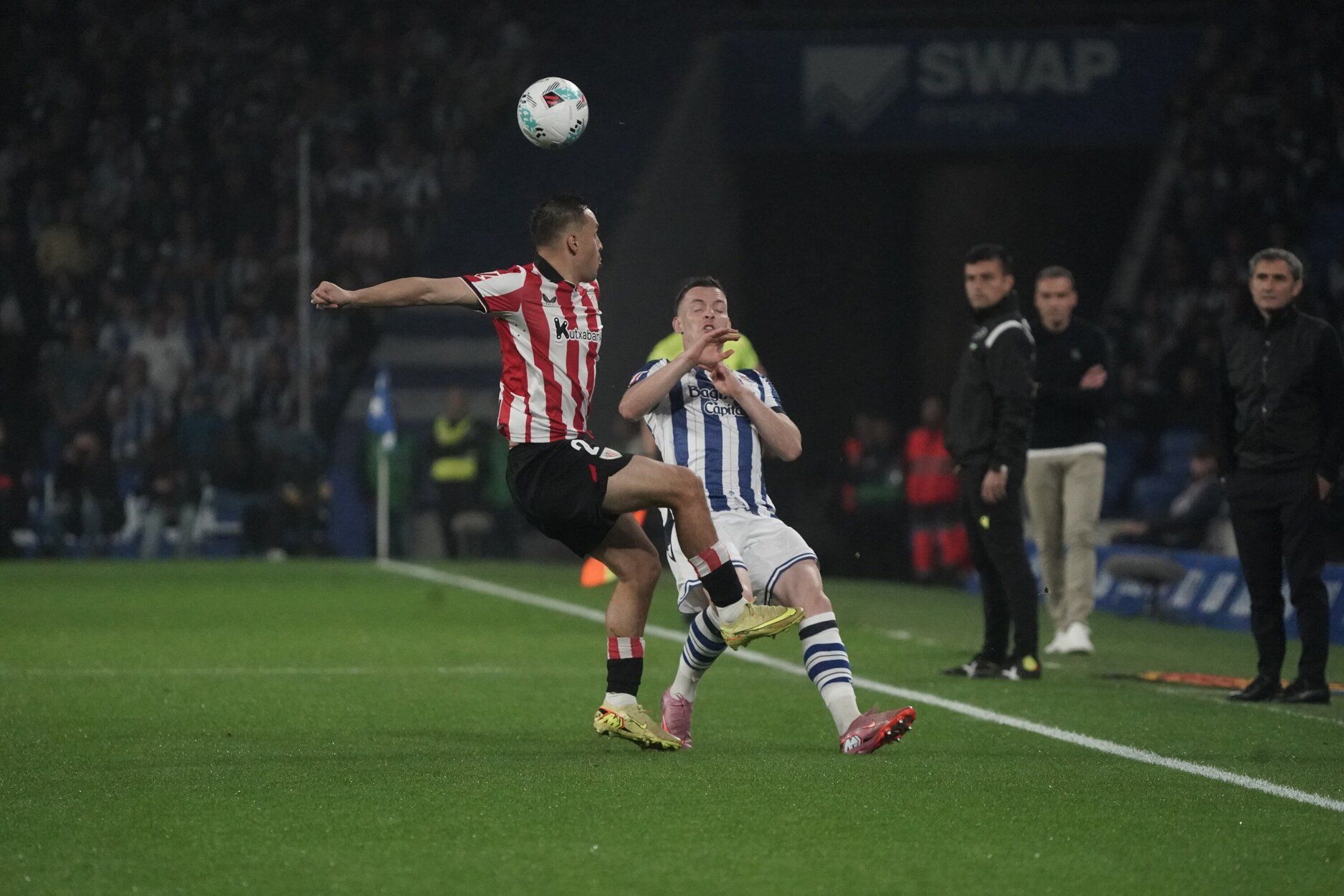 Las mejores imágenes del partido entre la Real y el Athletic