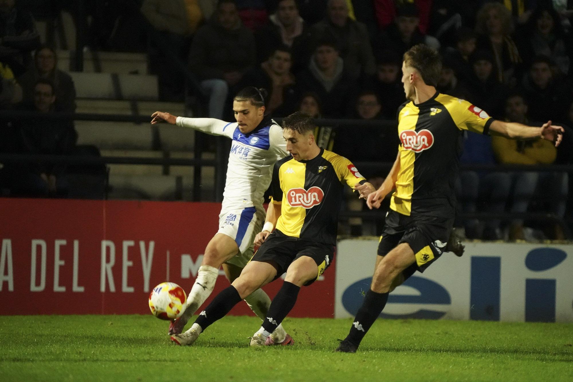 El Portugalete-Alavés, en imágenes