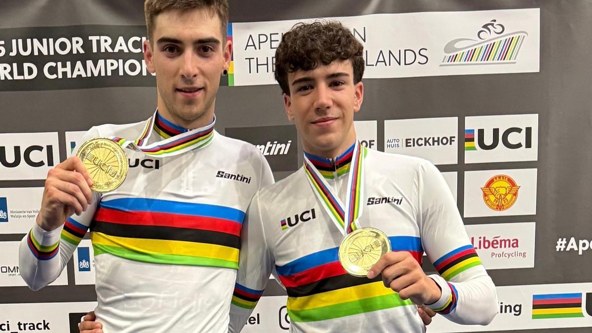 Urkaregi se proclamó campeón del mundo junior de madison junto a Érik Igual.