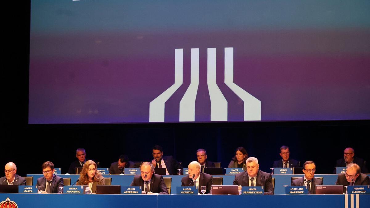 La Junta General de Accionistas de la Real, este miércoles.