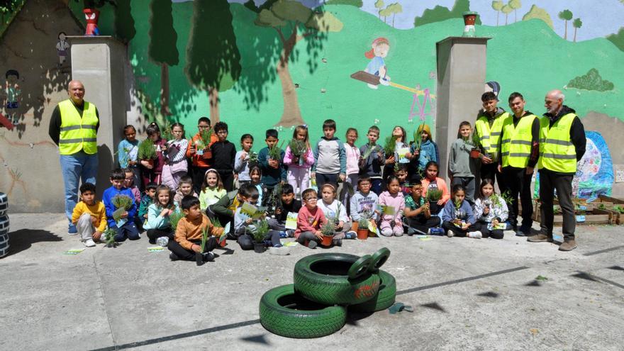 231 escolares de Tafalla se implican en el cuidado de parques y zonas verdes