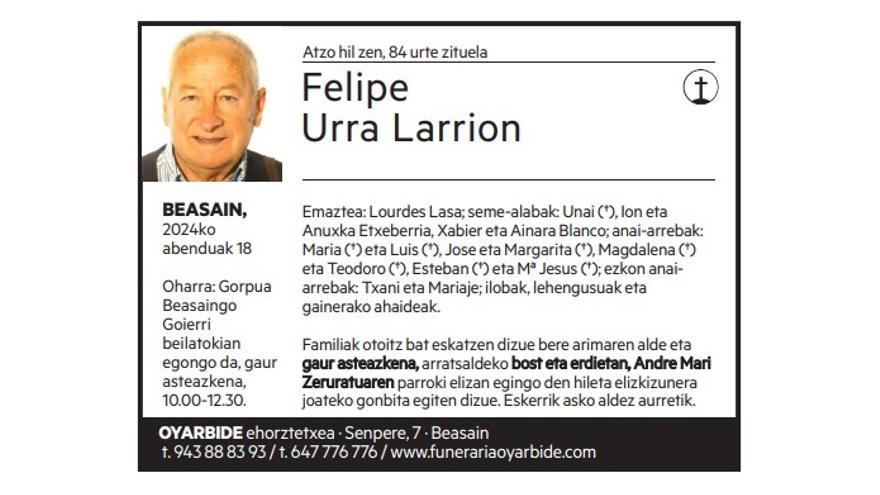 Felipe Urra Larrion