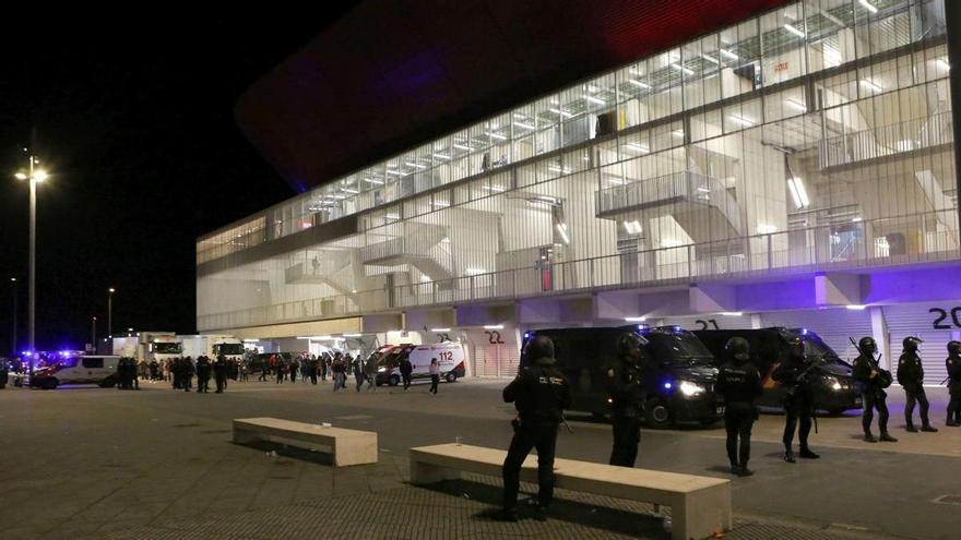 Jupol, sobre el comunicado del CA Osasuna sobre los incidentes en El Sadar: "Inaceptable que se cuestione la actuación policial"