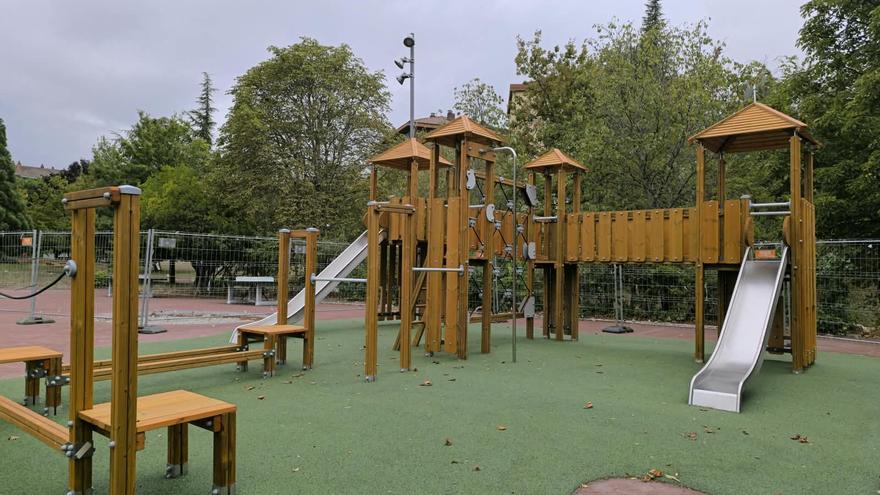 Así luce el renovado espacio infantil del parque de San Martín