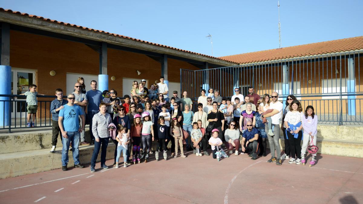 Familias en el colegio de Barasoain
