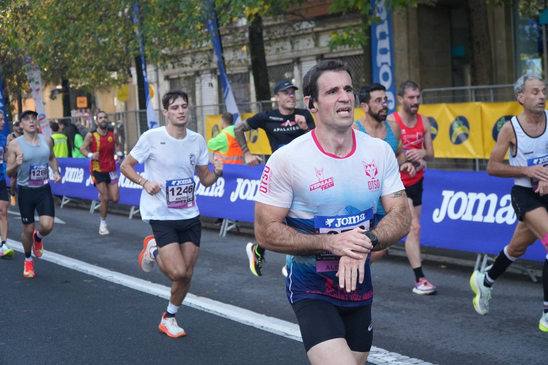 Los últimos metros de la Behobia