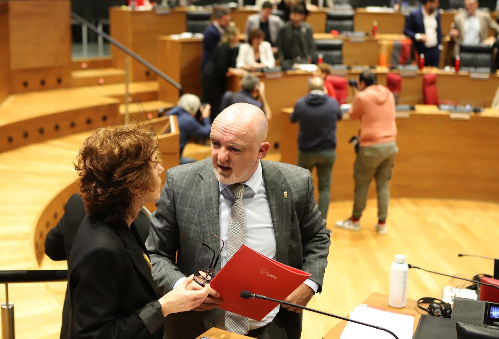 Fotos del debate del estado de la Comunidad foral de 2025