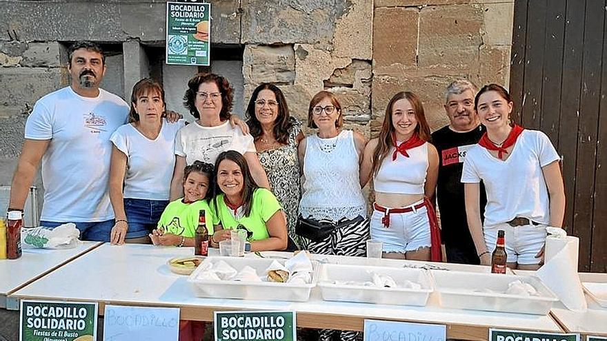 La asociación El Busto de Estella-Lizarra celebra sus fiestas con un acto solidario contra el ‘Perthers’