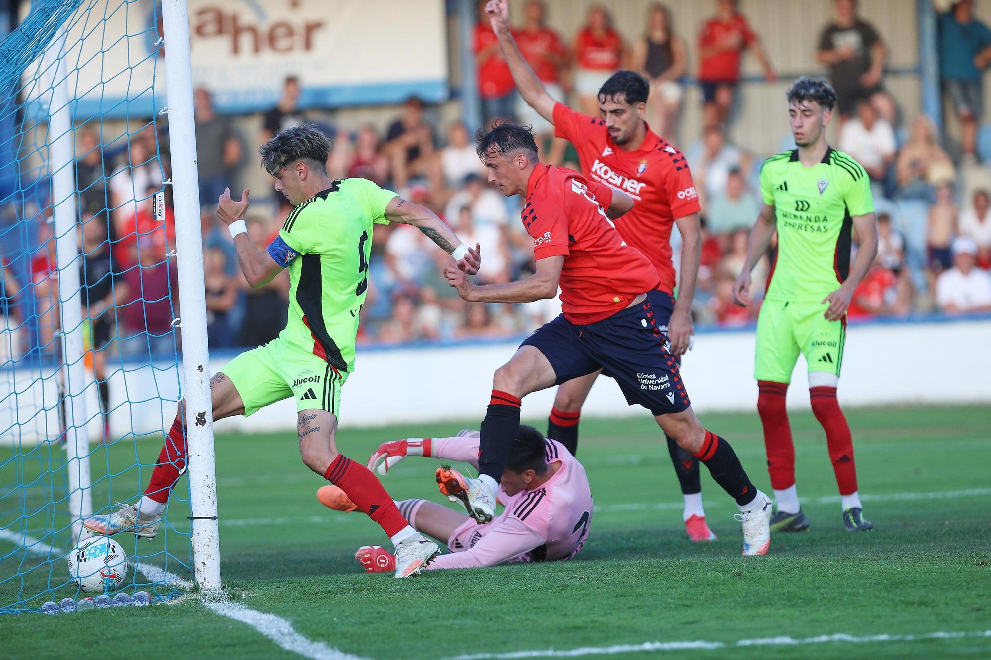 Osasuna logra en Tafalla su primer triunfo de pretemporada