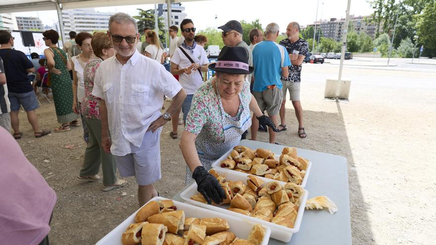 Fotos de la chistorrada por fiestas de Azpilagaña