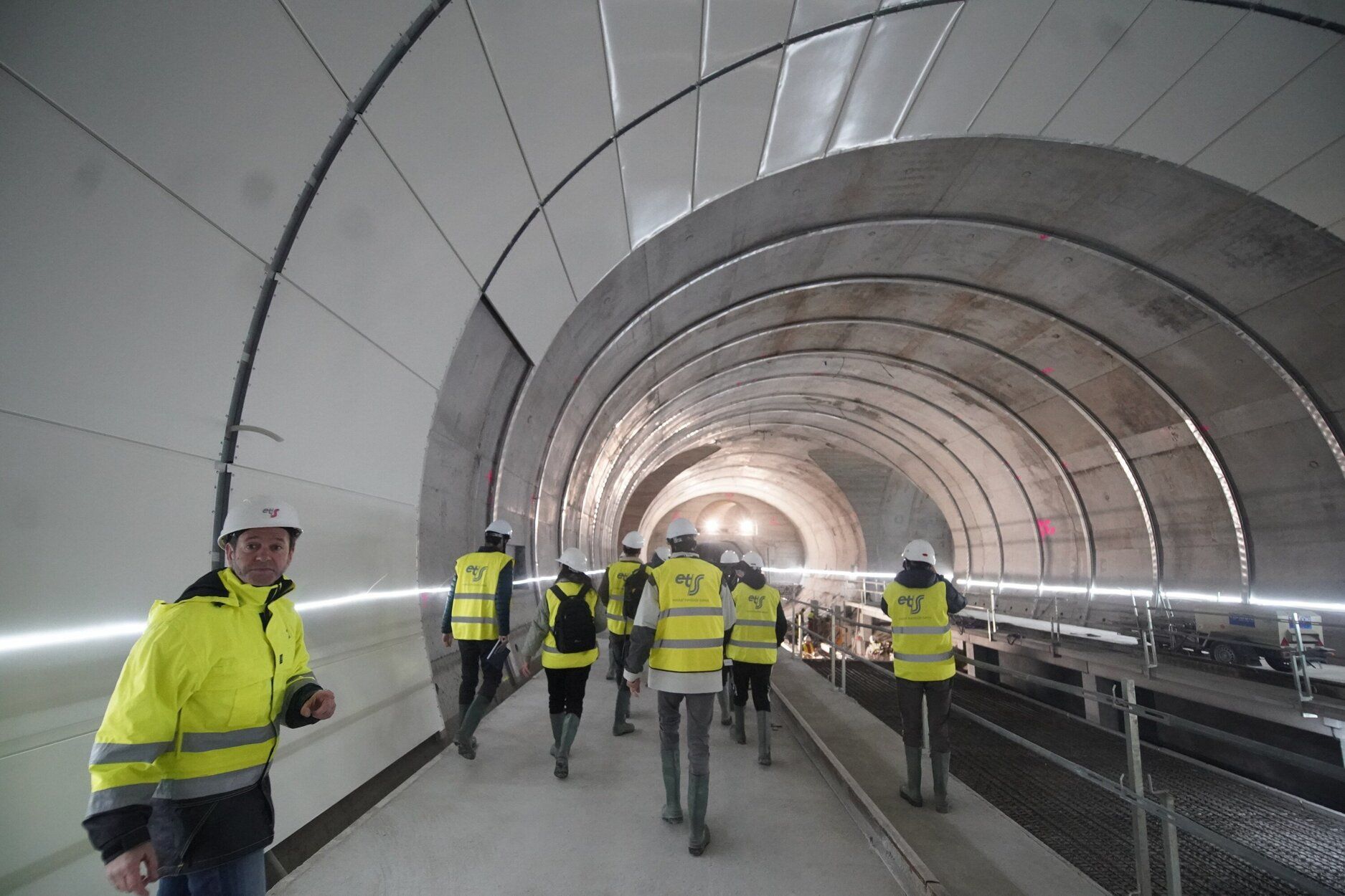 Avance de las obras en la nueva estación Centro-Concha del Topo
