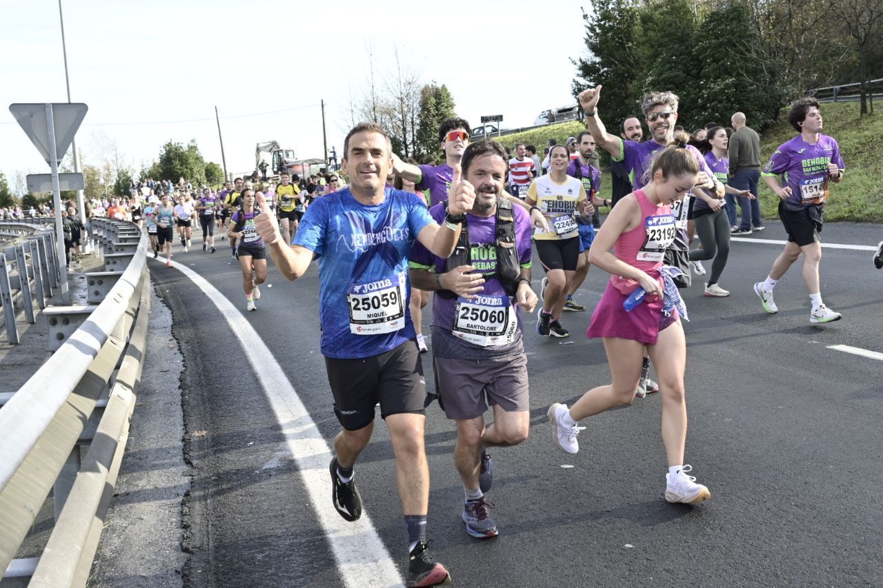 La Behobia, a su paso por Gaintxurizketa