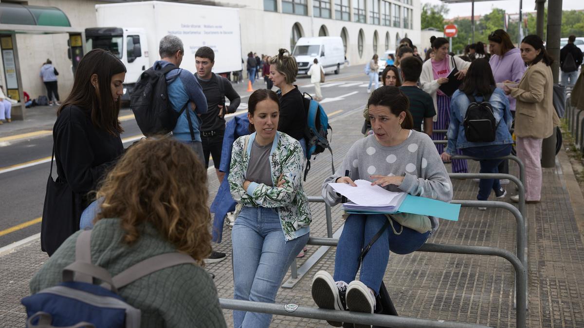 Últimas pruebas de la OPE de Maestros (euskera).