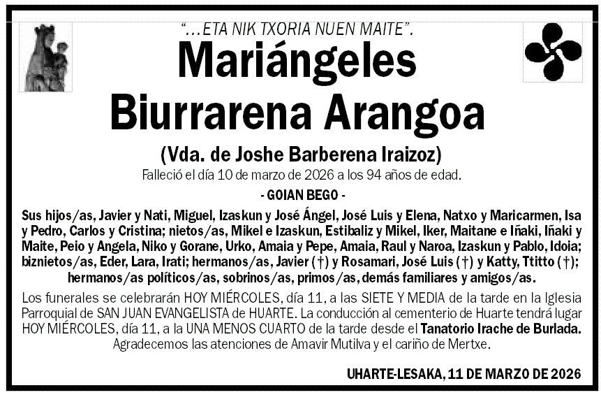 Mariángeles Biurrarena Arangoa