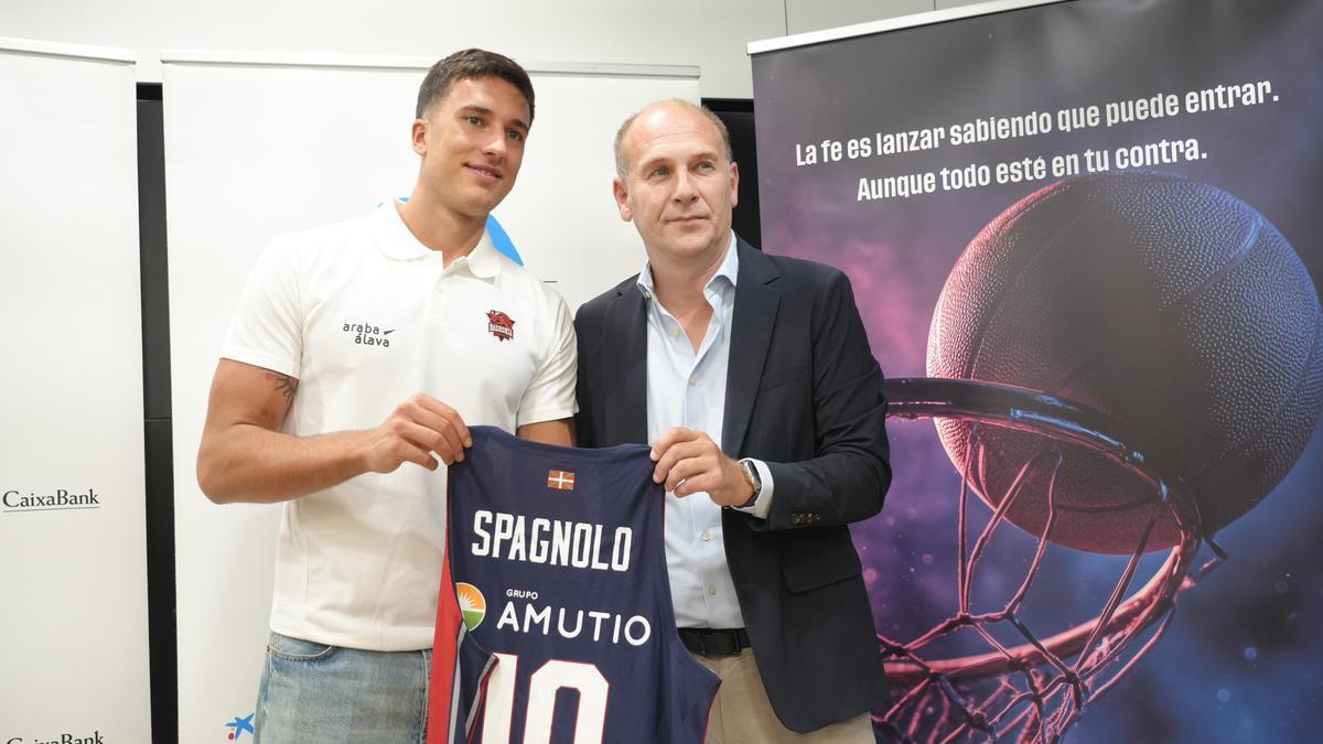 Matteo Spagnolo, presentado como jugador del Baskonia