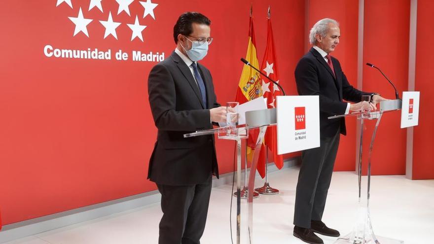 Dos consejeros de Ayuso defienden la legalidad del contrato