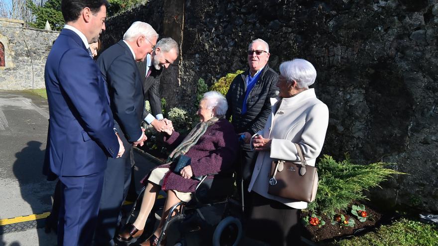 Pradales, Steinmeier y Felipe VI encabezan un acto histórico para recordar a las víctimas del bombardeo de Gernika