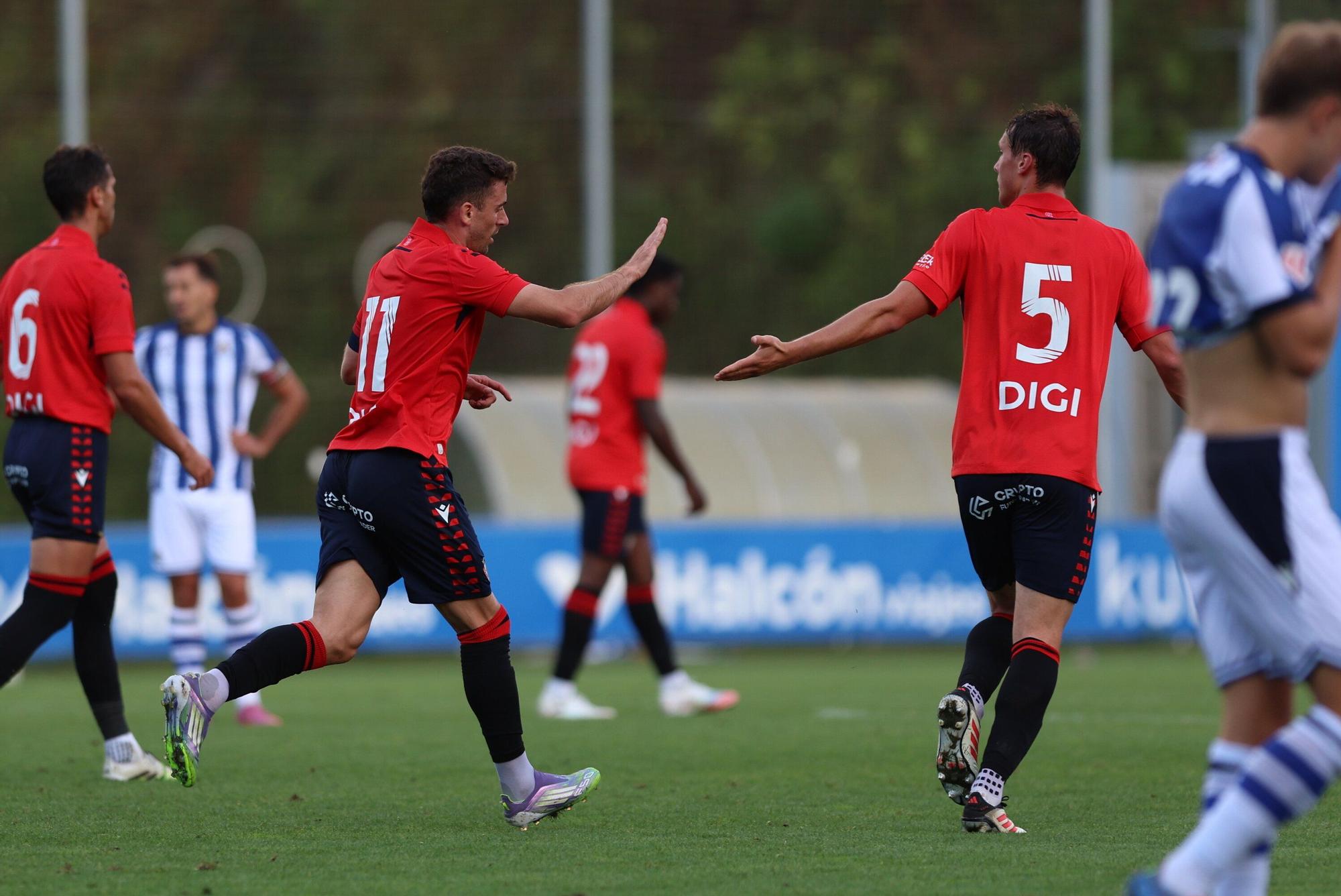 Amistoso de Osasuna en Zubieta