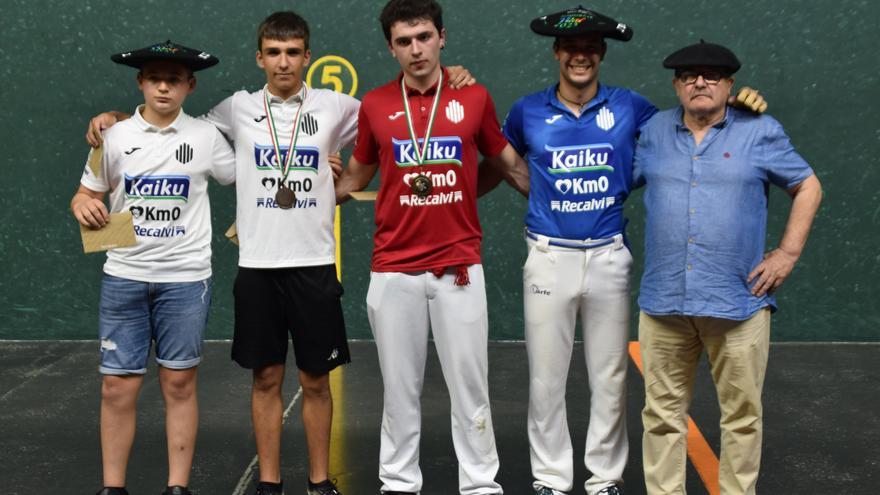 David Uribe, campeón alavés del cuatro y medio