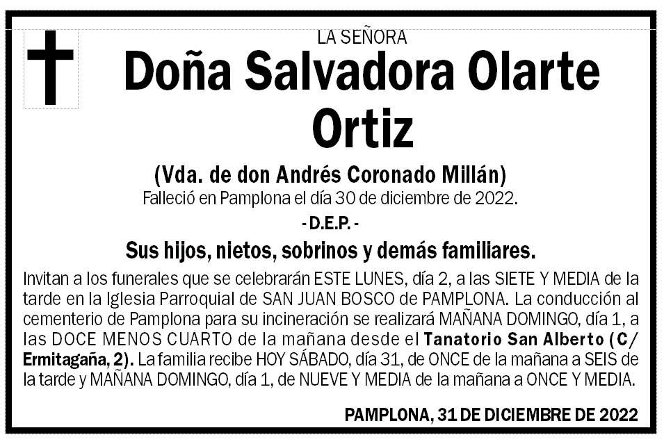 Salvadora Olarte Ortiz