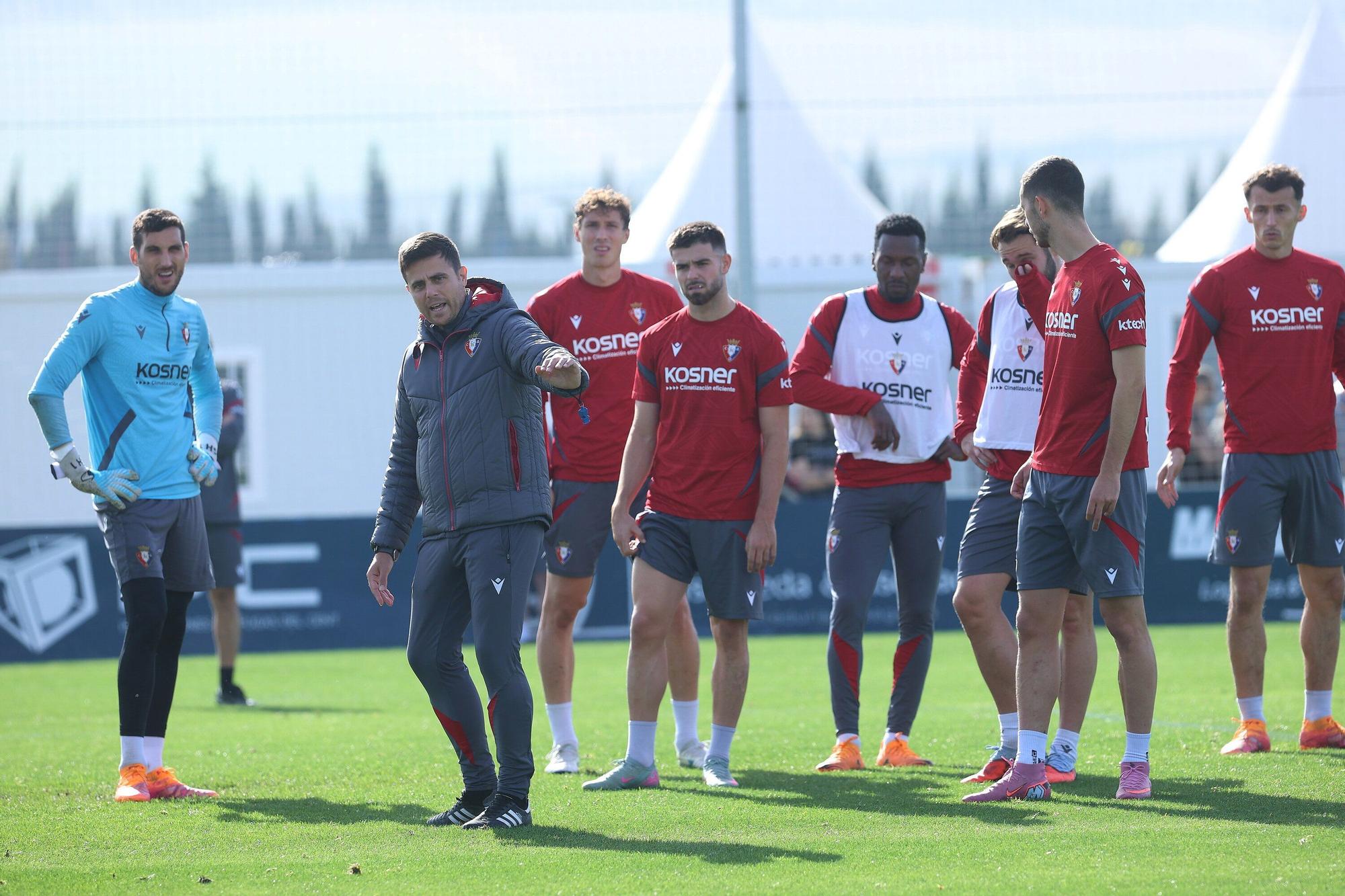 Entrenamiento de Osasuna de este domingo