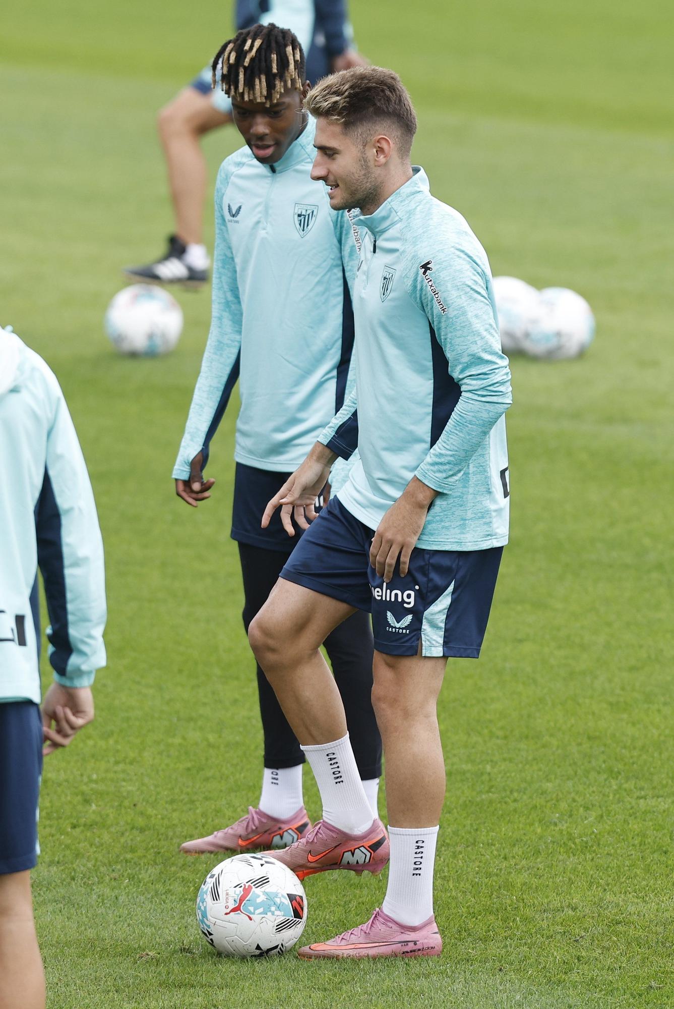 El Athletic prepara el partido ante el Rayo Vallecano