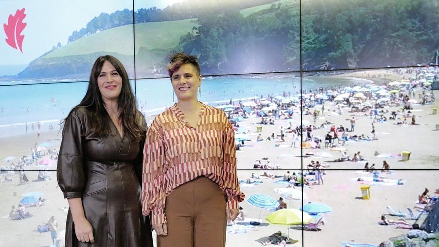 Leixuri Arrizabalaga y Arantza Atutxa, en el balance de la temporada de playas