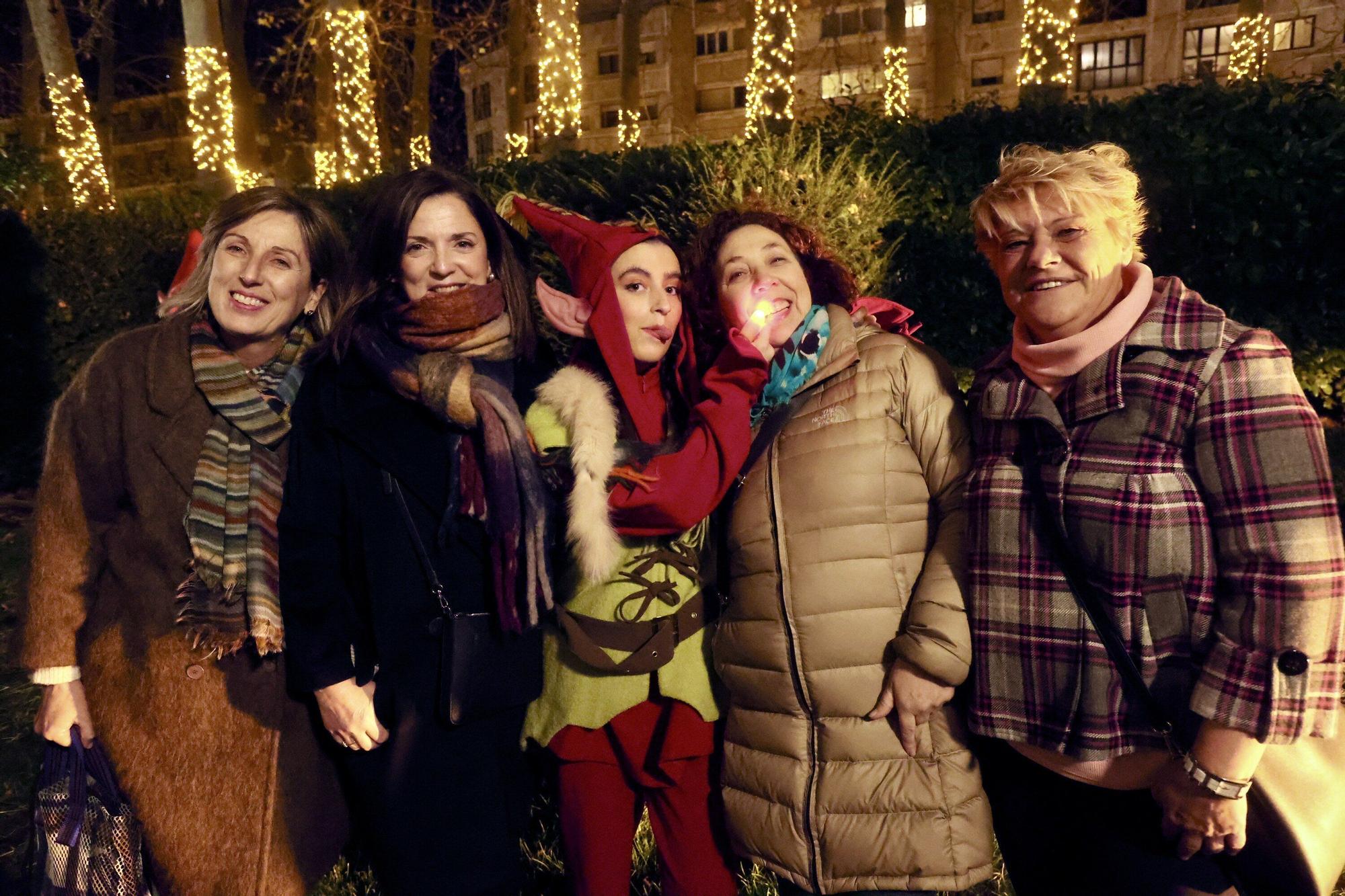 Olentzero se instala en su baserri en el Palacio Zulueta