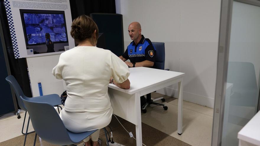 Oficina provisional de denuncias en Zapatería 40