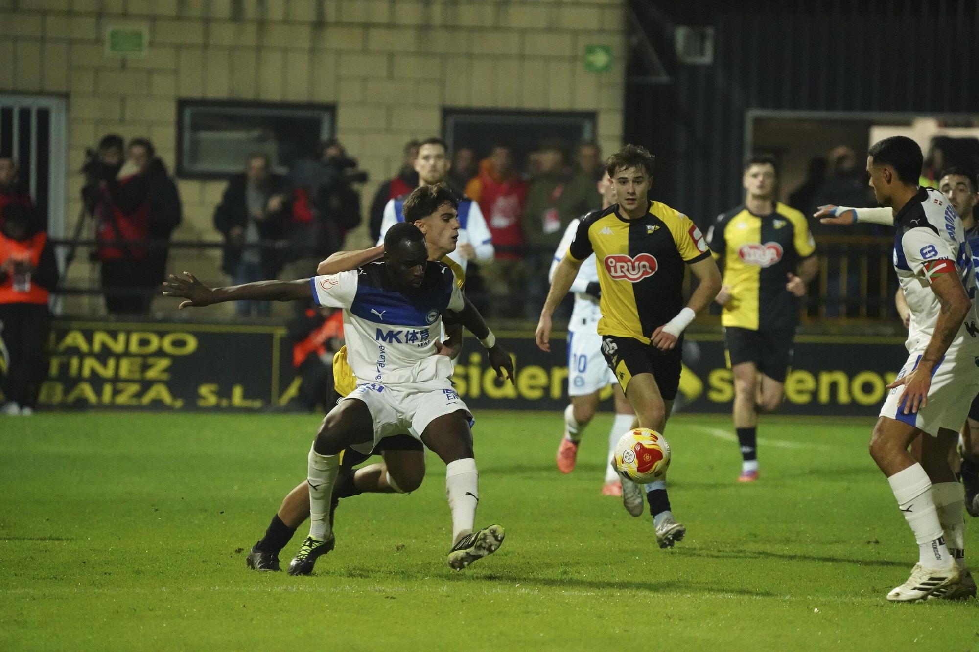 El Portugalete-Alavés, en imágenes
