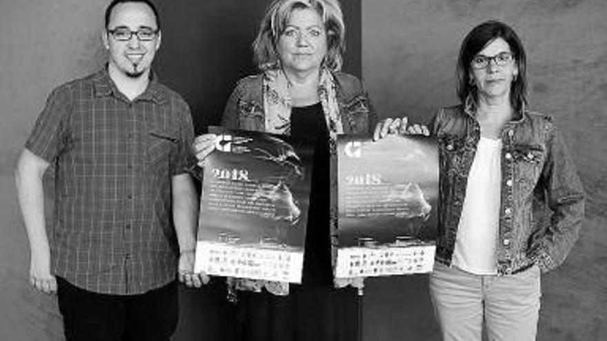 Iker Bengotxea, Carmen Oroz y Zutoia Toral.