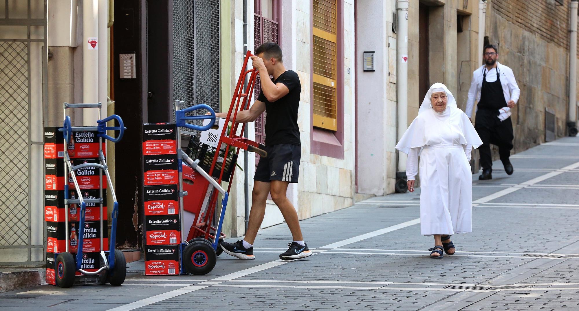 Los preparativos para San Fermín 2024