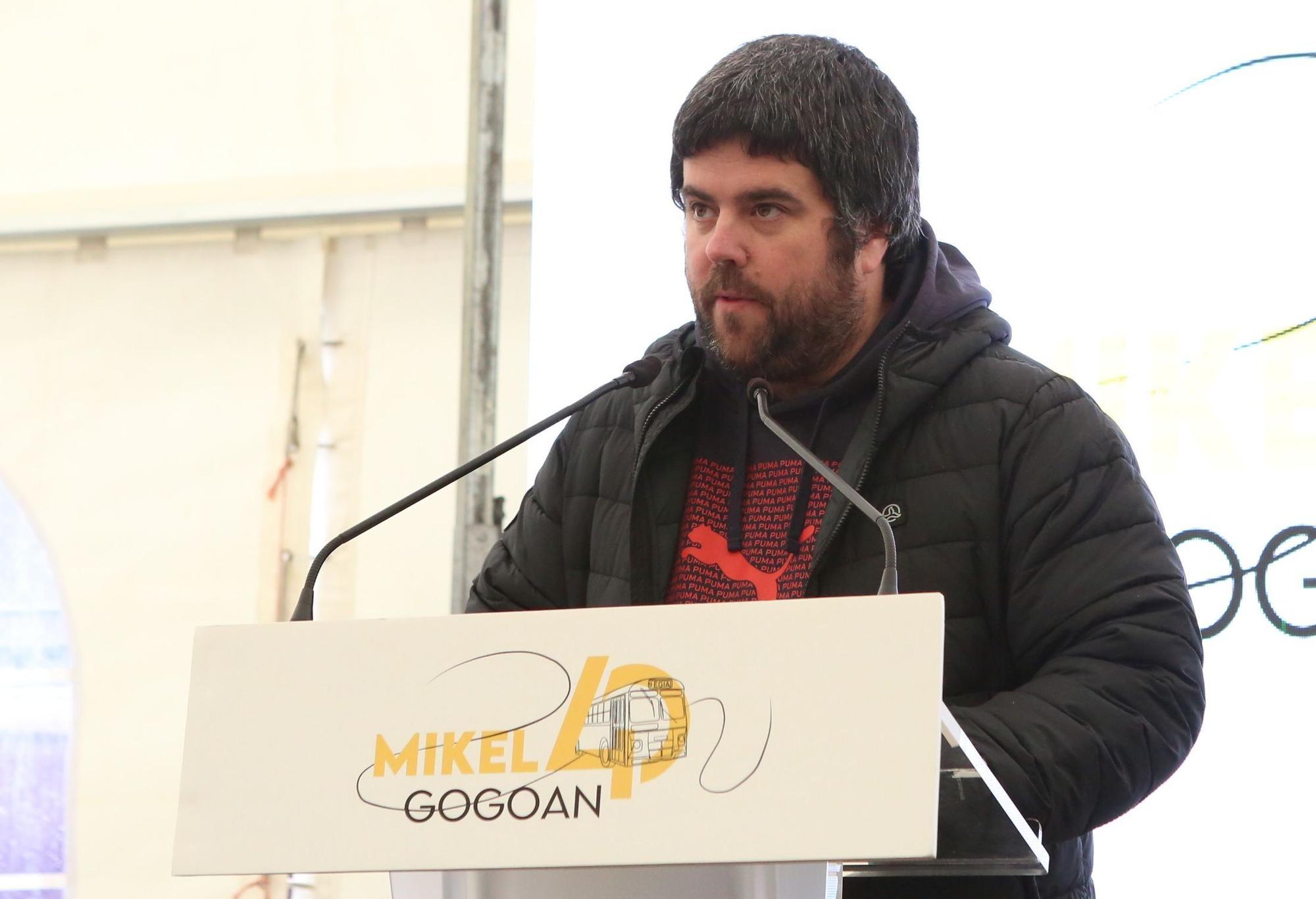 Fotos del homenaje a Mikel Zabalza en el 40 aniversario de su muerte tras ser detenido por la Guardia Civil