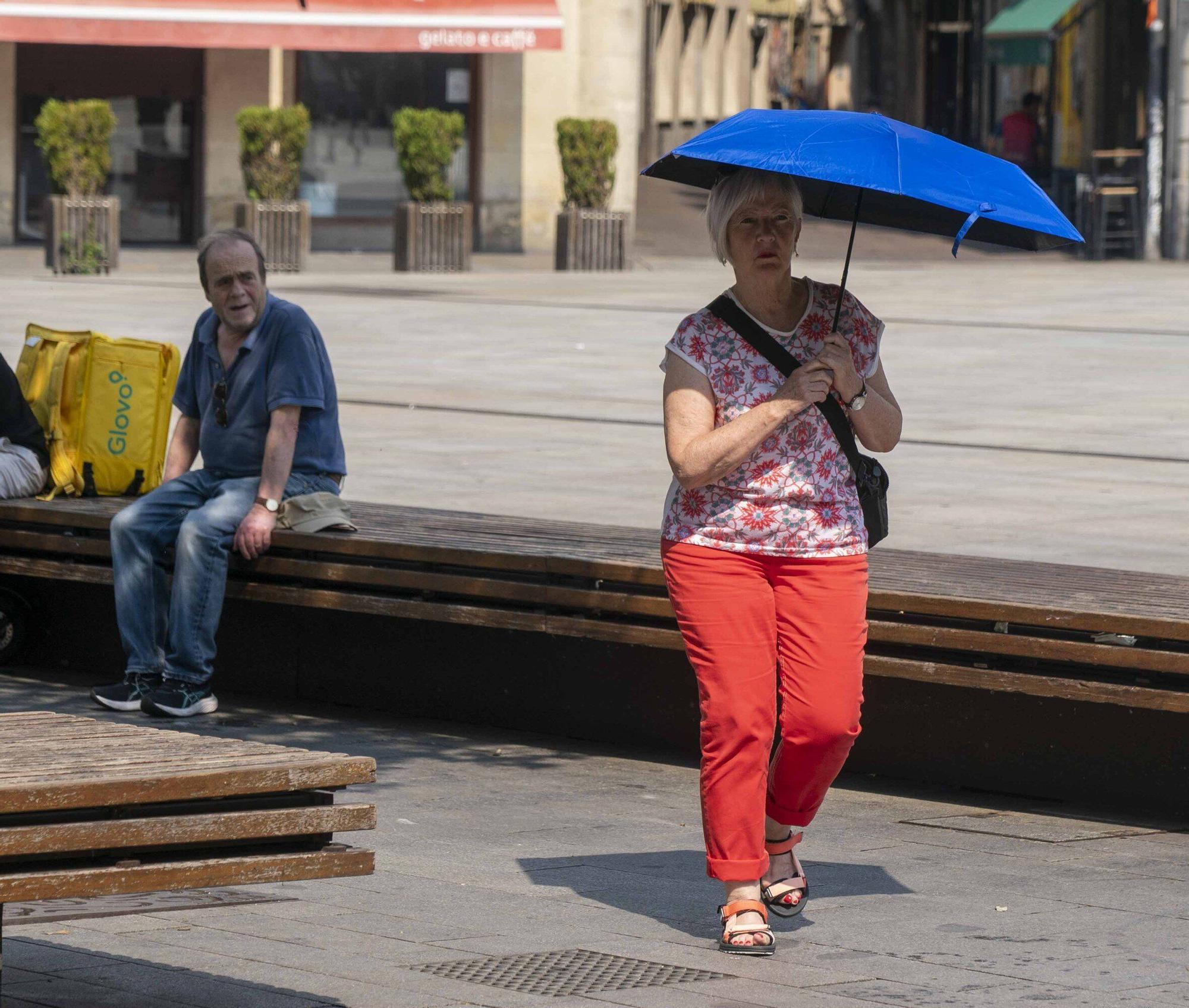 En imágenes: Vitoria sufre los estragos de la ola de calor