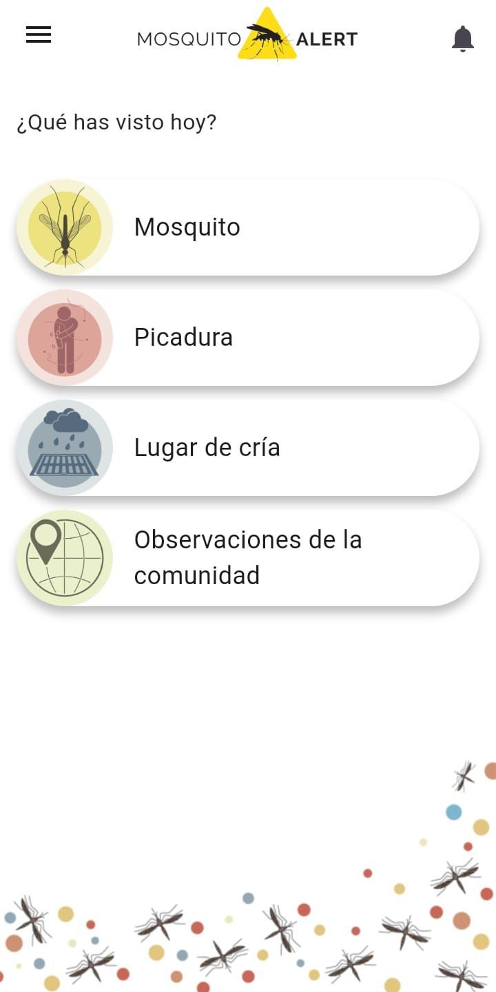 Portad de la app de &#039;Mosquito Alert&#039;.