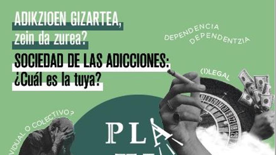 Gizarteko adikzioei buruz hausnartuko dute astearte honetan Gasteizen 'Platika' ekimenaren beste saio batean