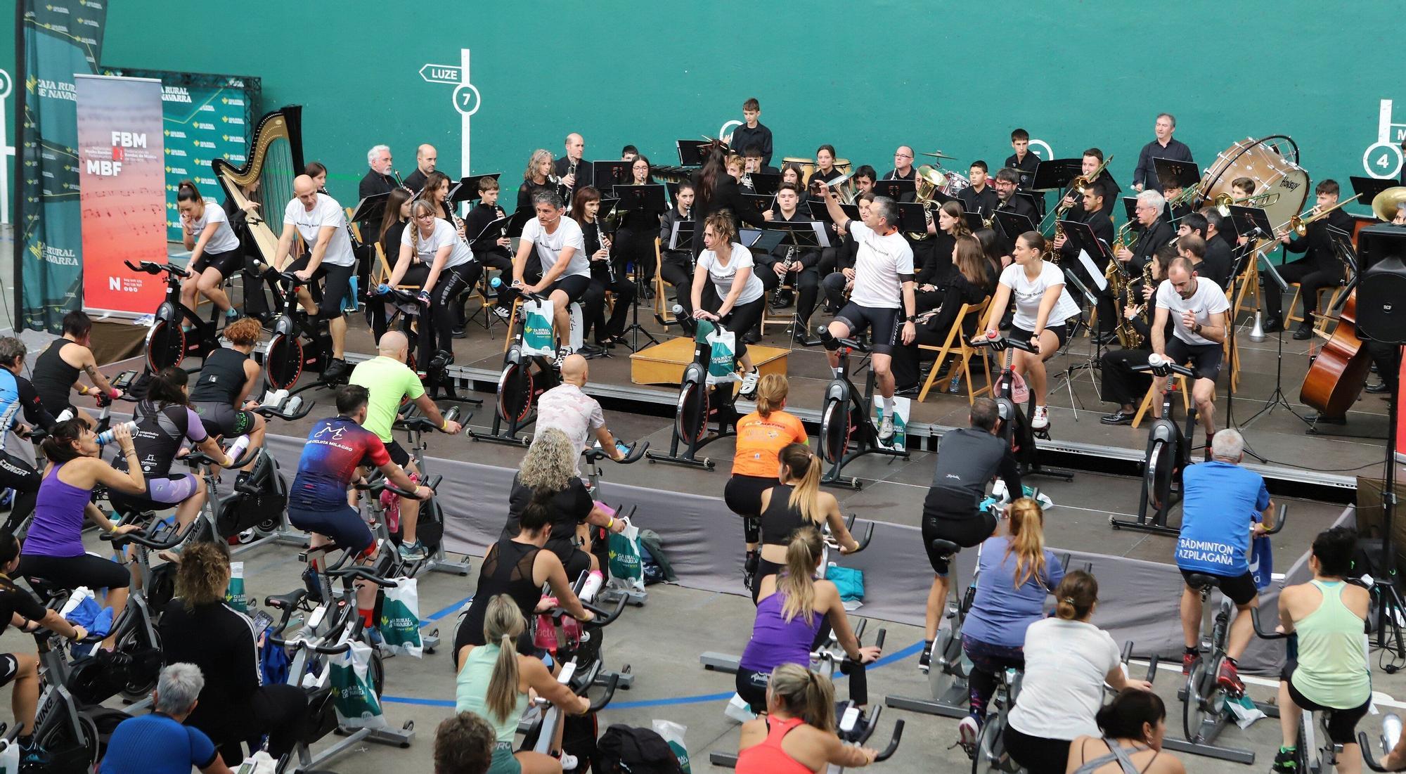 Spinning Band Solidario en Ororbia: música y deporte en directo por una buena causa