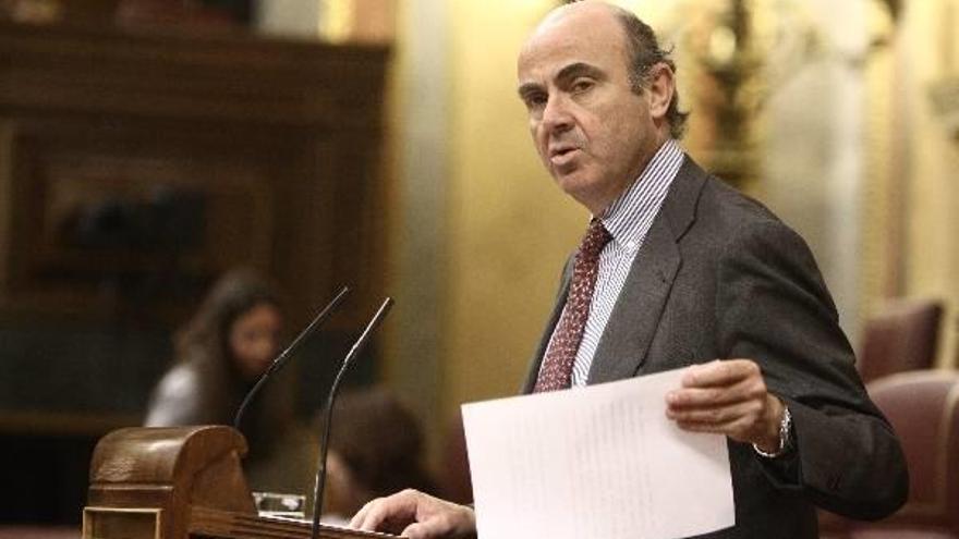 El ministro de Economía, Luis de Guindos