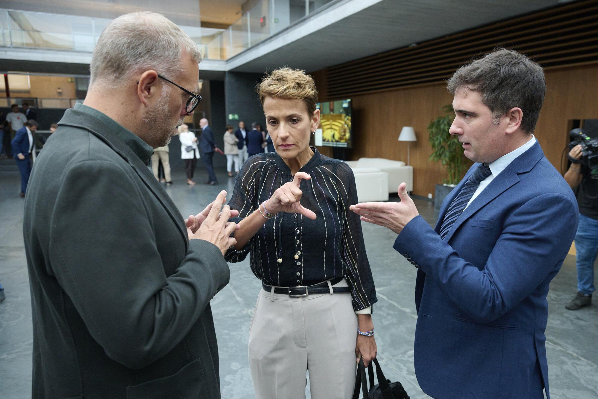 Fotos del pleno del Parlamento de Navarra (primero del curso 2025-26)