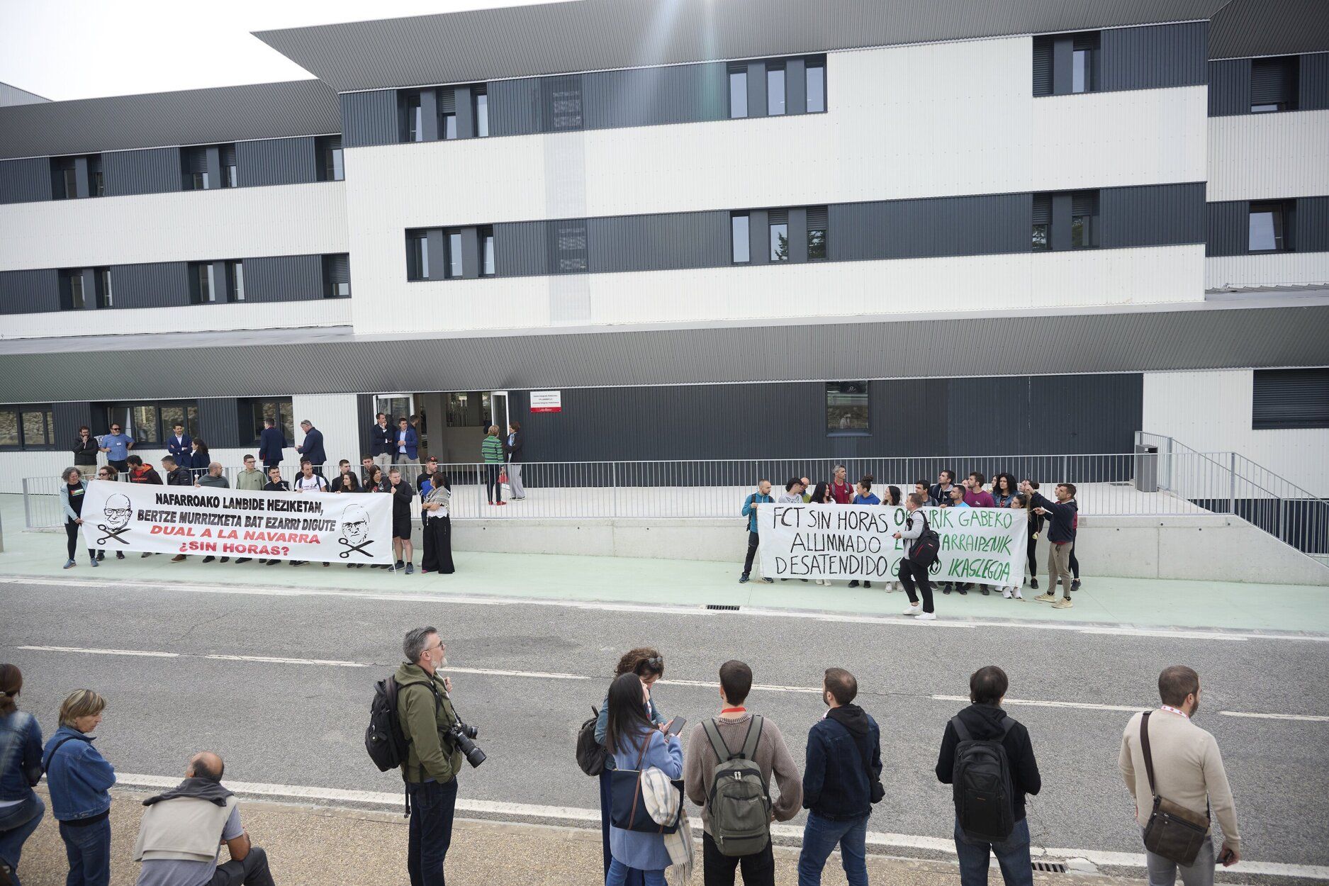 Fotos de la visita de la reina Letizia al CIP FP Lumbier IIP