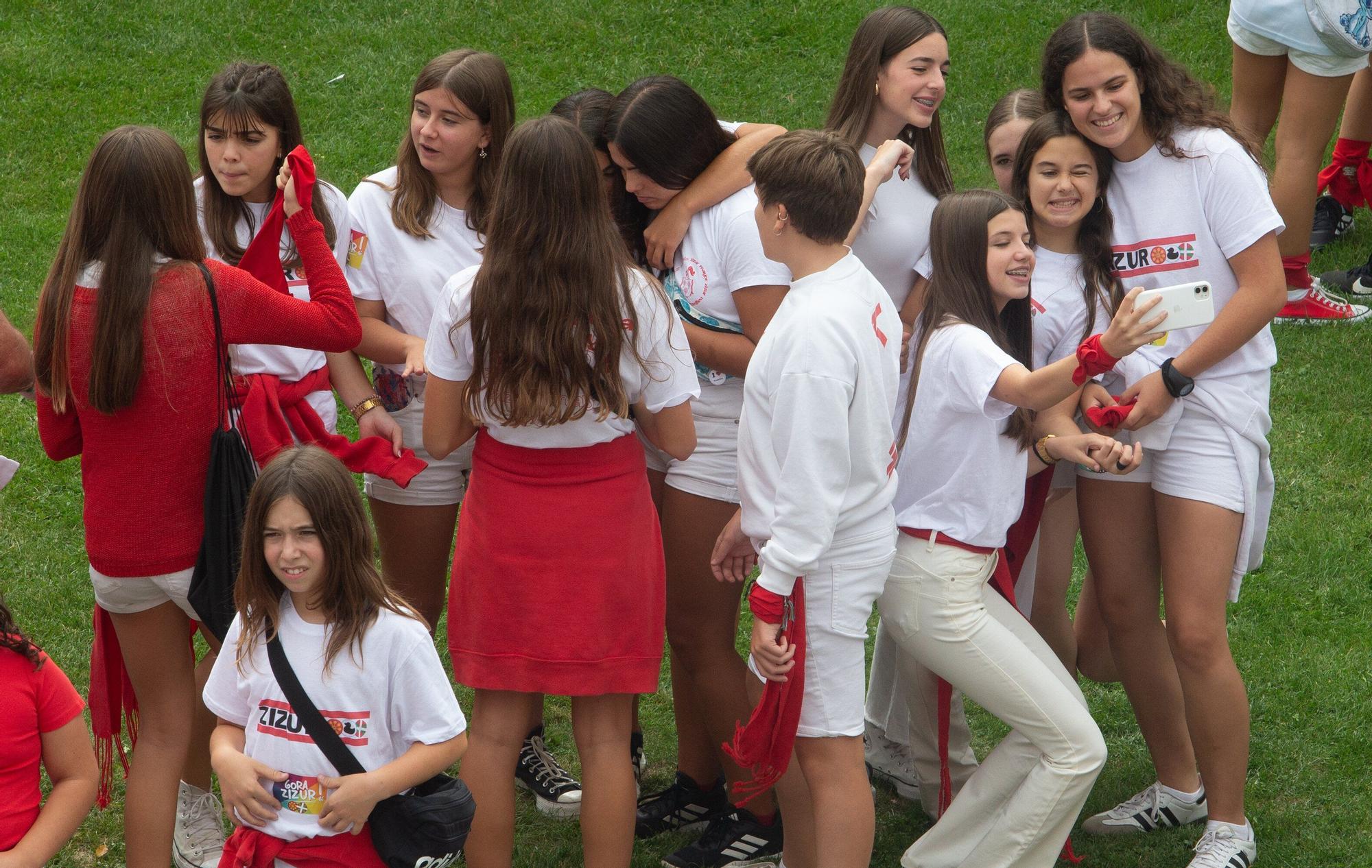 Fotos del cohete de fiestas de Zizur 2025