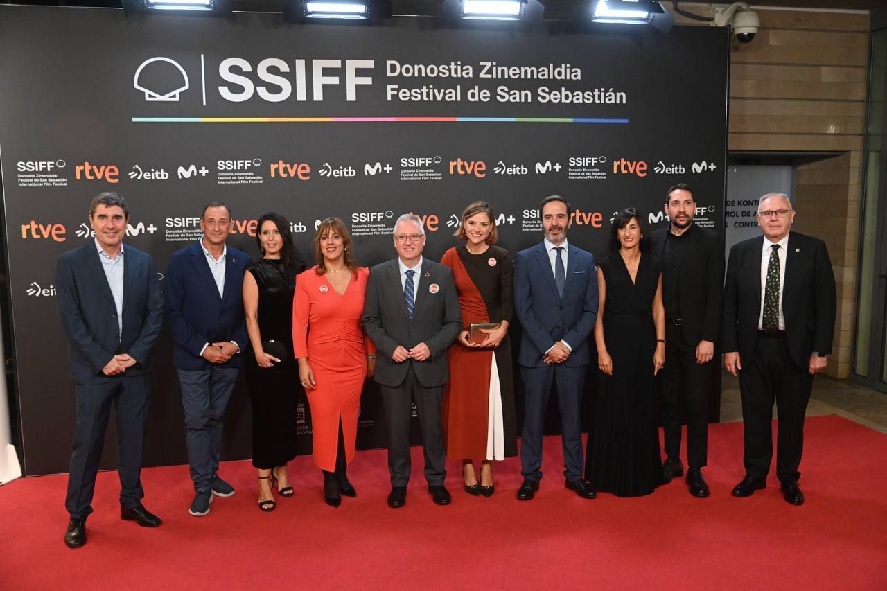 Alfombra roja de la gala de clausura del Zinemaldia