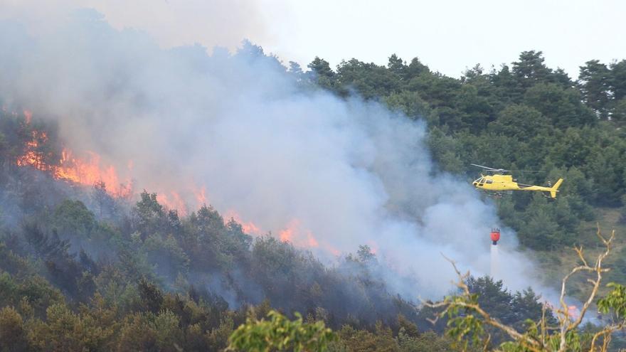 Pedro Lezáun, alcalde de Ezkabarte, ante el incendio: "Nos sentimos muy arropados y protegidos"