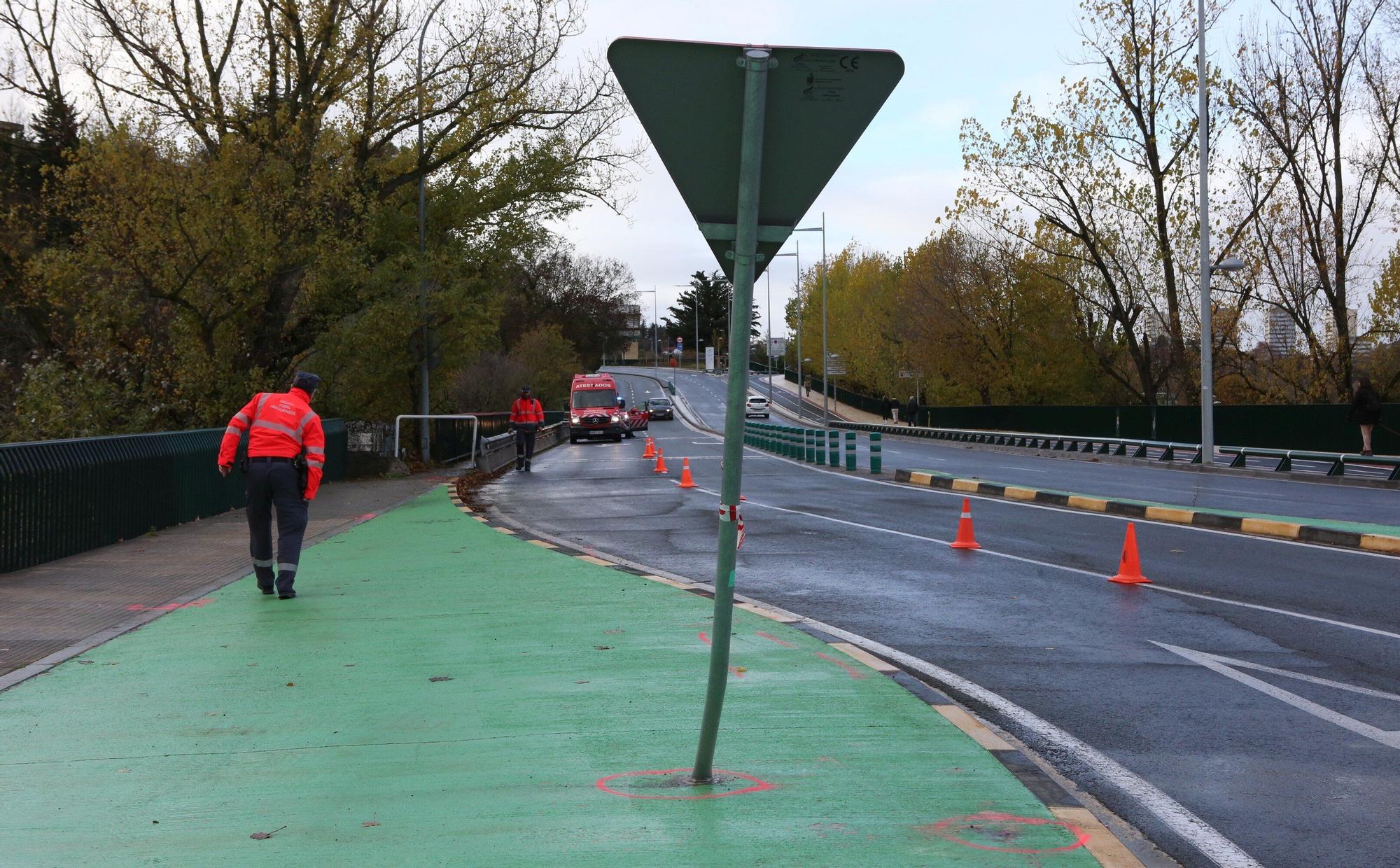 Accidente mortal en Burlada (domingo 30 de noviembre de 2025)