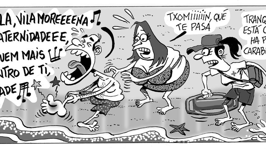 La tira de Asier y Javier del domingo 17 de agosto de 2025