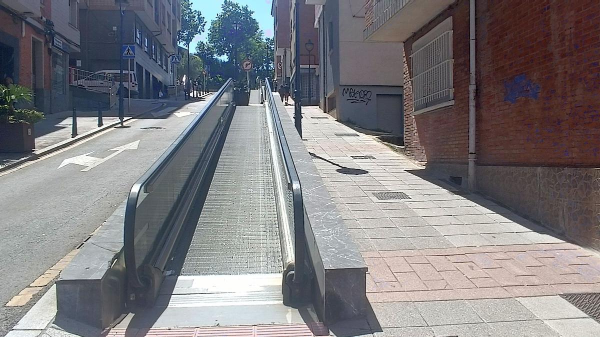 Las rampas de Vallecilla llevan dos años paradas.