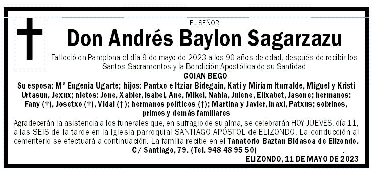 Andrés Baylon Sagarzazu
