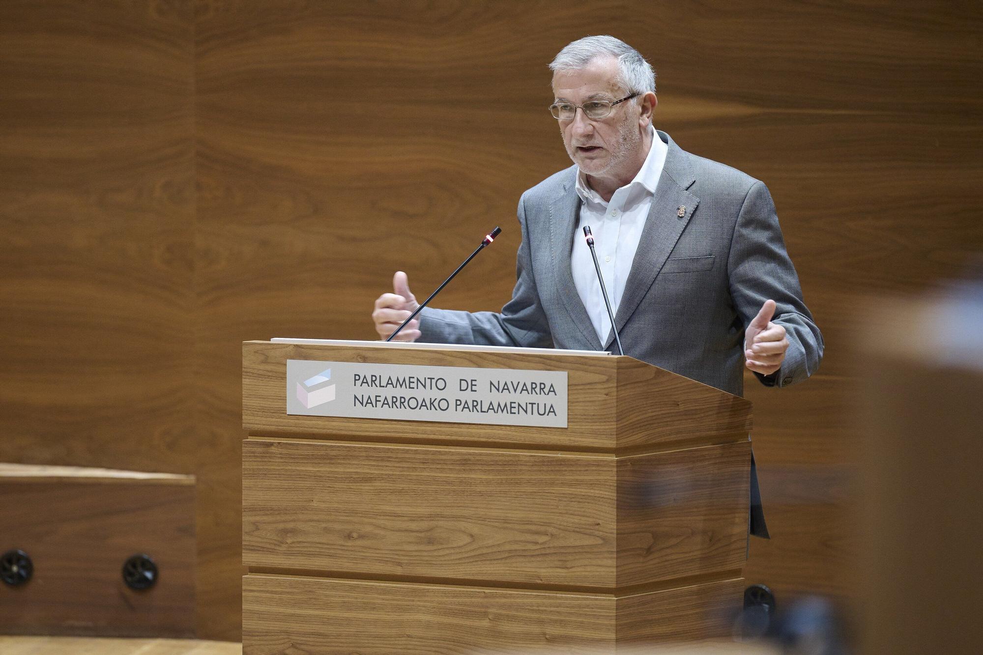 Fotos del pleno del Parlamento de Navarra de este 6 de noviembre