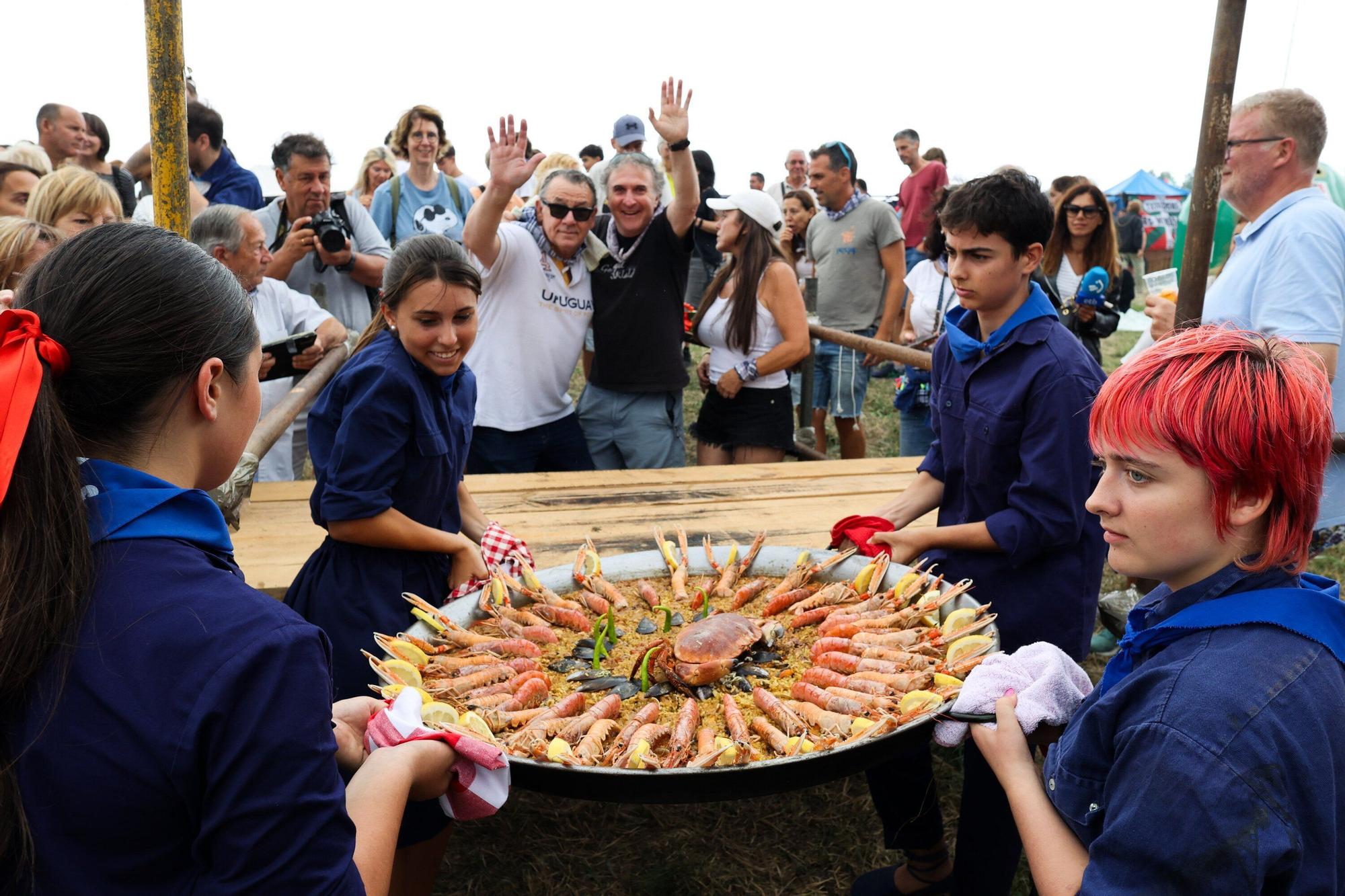 En imágenes: Getxo celebra sus Paellas de Aixerrota