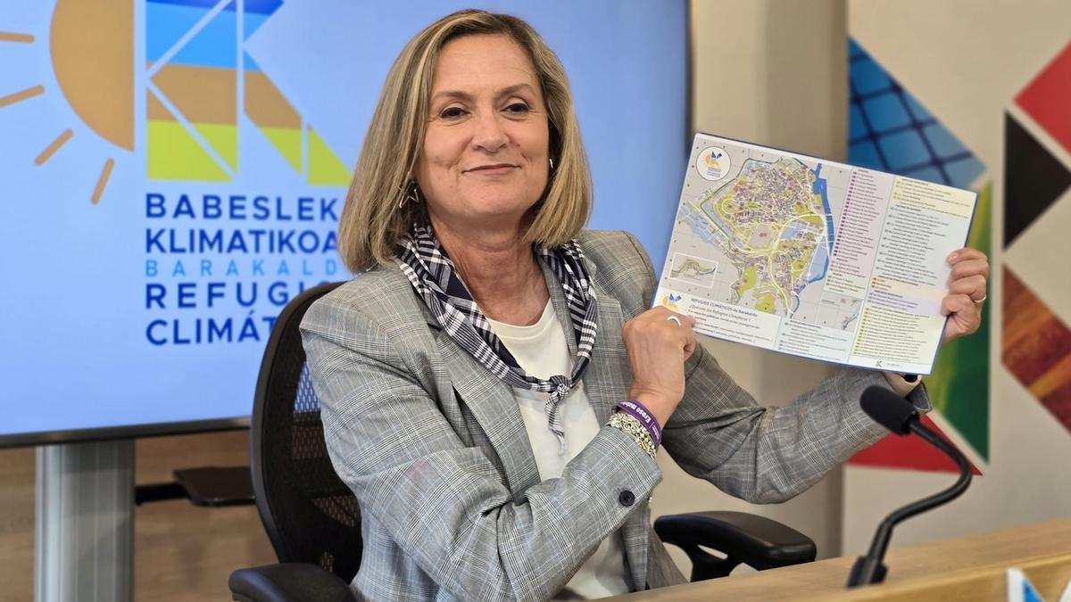 Barakaldo ha elaborado un mapa de refugios climáticos.